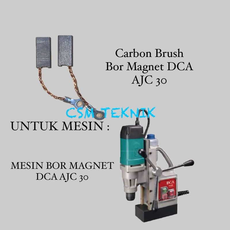 CARBON BRUSH ARANG MESIN BOR MAGNET DCA AJC30 ARENG BOR MAGNET DCA AJC30 KUALITAS BAIK