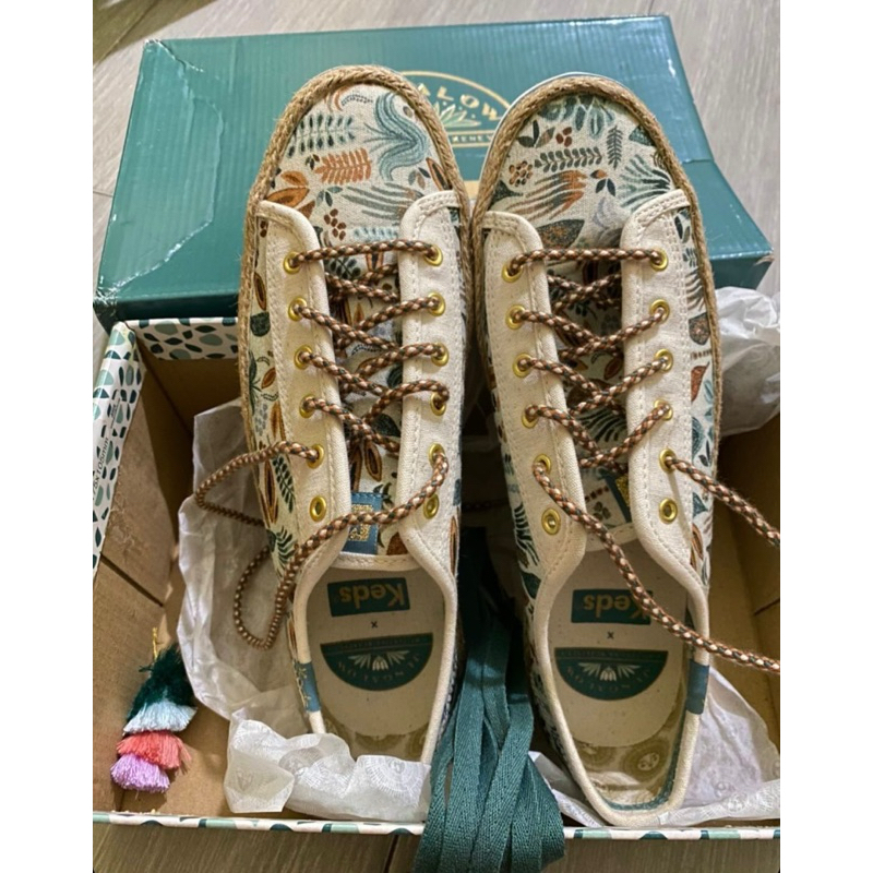 [PRELOVED] KEDS X JUNGALOW TRIPLE KICK PLATFORM SNEAKERS