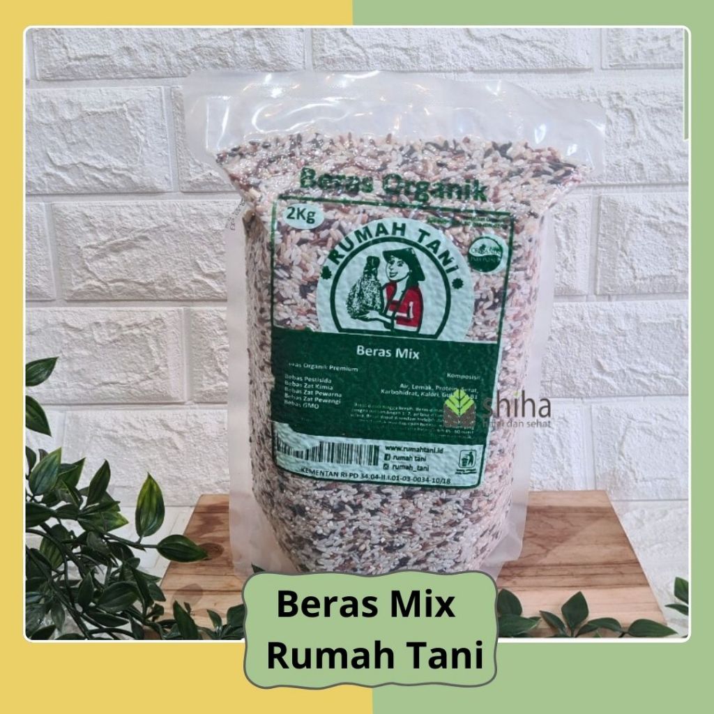 

SHIHA - Beras Organik Mix Rumah Tani 2 kg