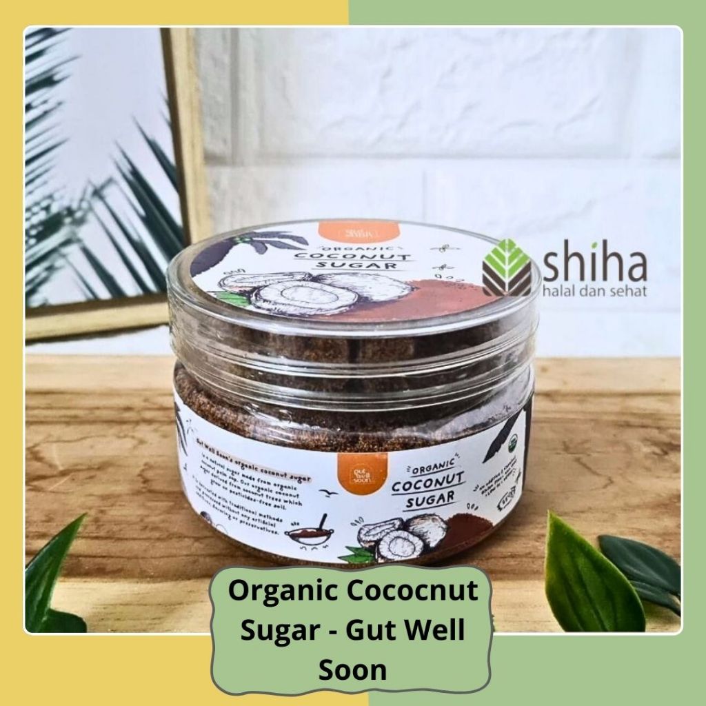 

SHIHA - Gula Kelapa Bubuk Gluten Free i Organic Coconut Sugar 325gr Gut Well Soon I GWS