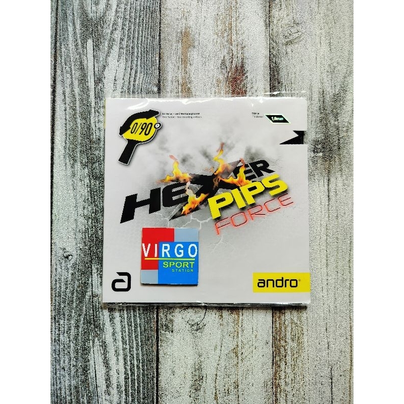 Andro Hexer Pips Force karet bintik serang bat bet pingpong 100%Original