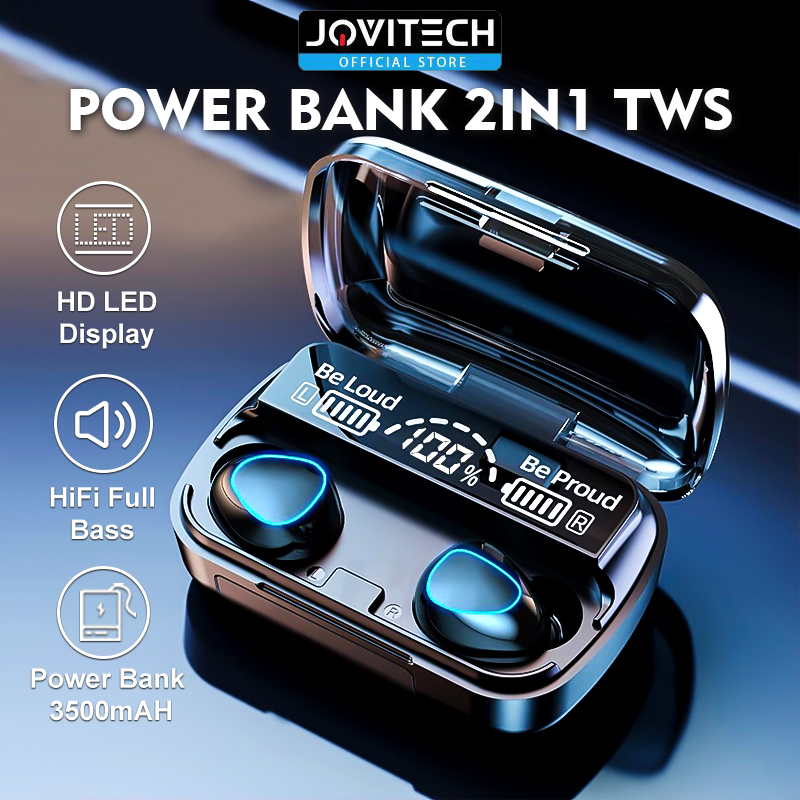 Headset Bluetooth M10 Tws Digital Indicator V5.1 BT Wireless