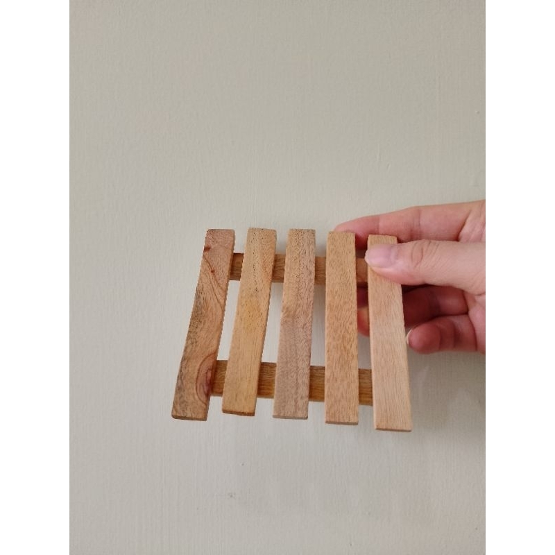 Tatakan Coaster Base Dekorasi Hiasan model kayu palet