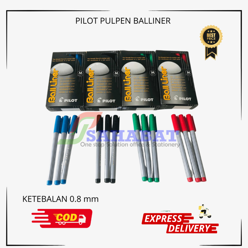 

PILOT PULPEN BALLINER / PULPEN MURAH / PULPEN TANDA TANGAN HARGA PERPCS