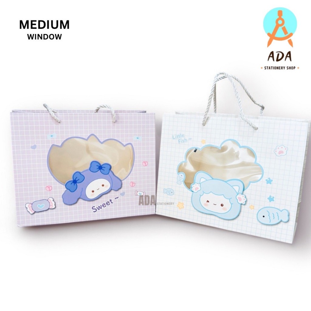 

PAPERBAG WINDOW MEDIUM HORISONTAL/ TAS KADO LUCU