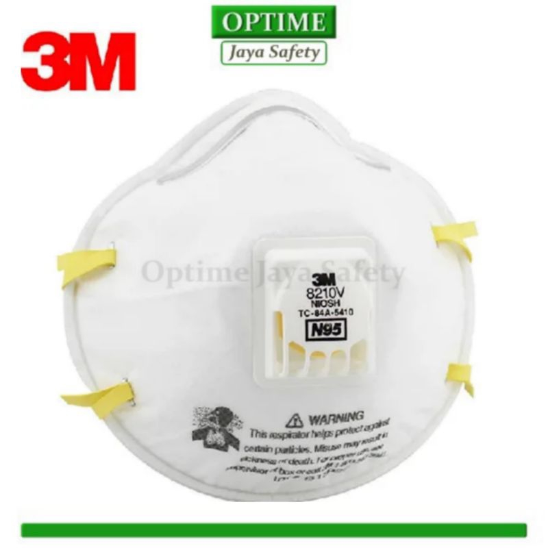Masker N95 - Masker 3M 8210V Particulate Respirator - Masker 3M 8210V