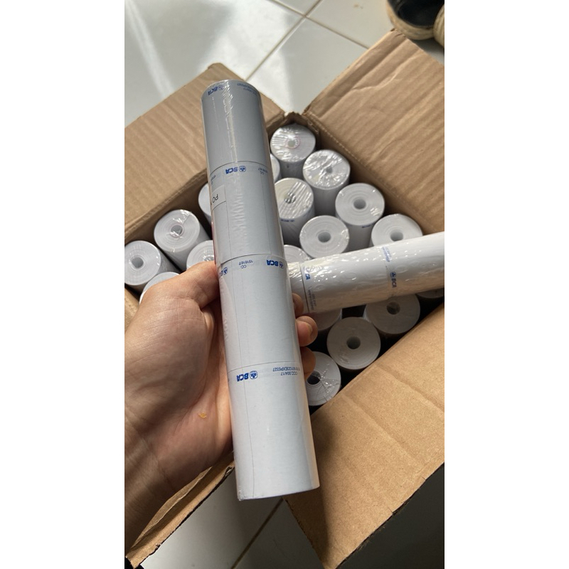 

10 roll kertas thermal EDC BCA ukuran 57x40