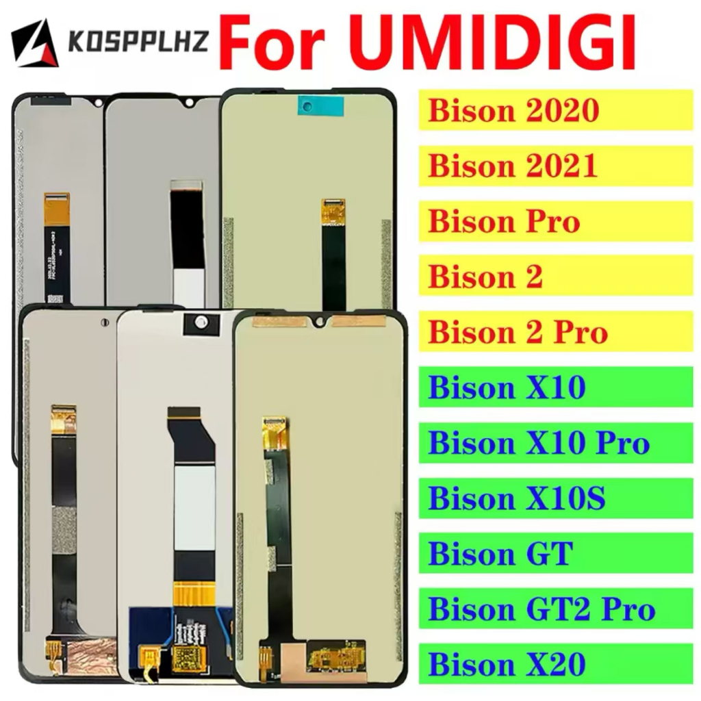 New Original Touch Screen LCD Display For Umidigi Bison Umidigi Bison Pro Umidigi Bison GT Bison GT2