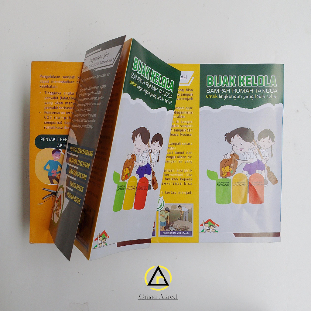 

Leaflet Bijak Kelola Sampah Rumah Tangga - Leaflet 3R - Leaflet Tentang Sampah