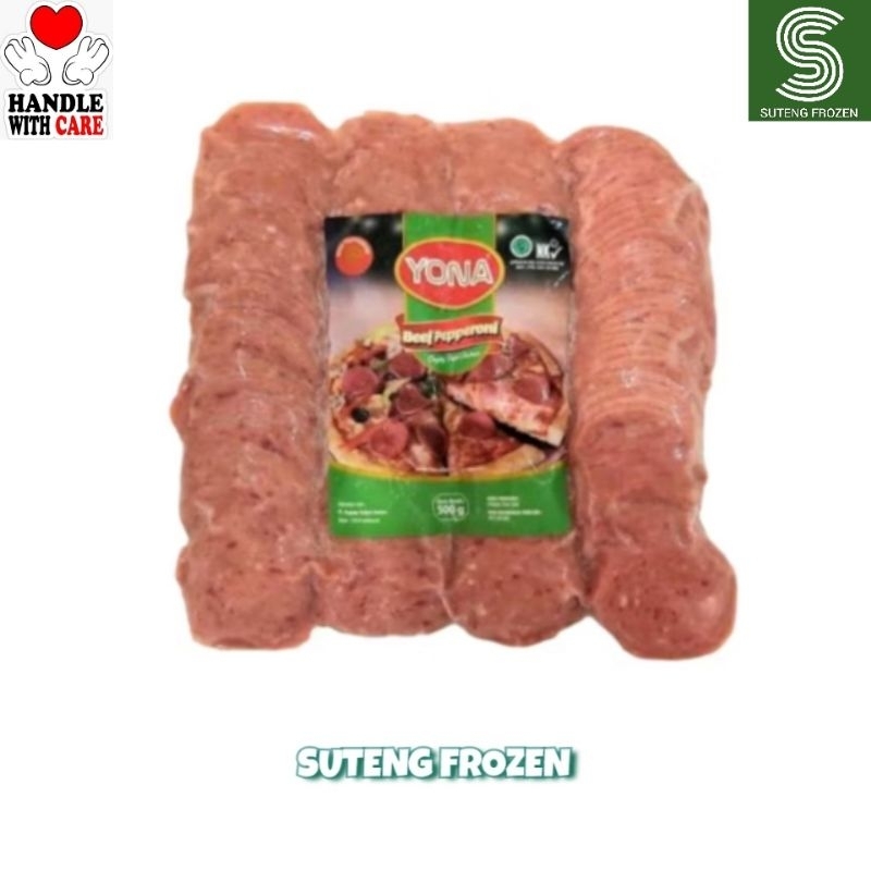 

Yona Beef Pepperoni 500Gram