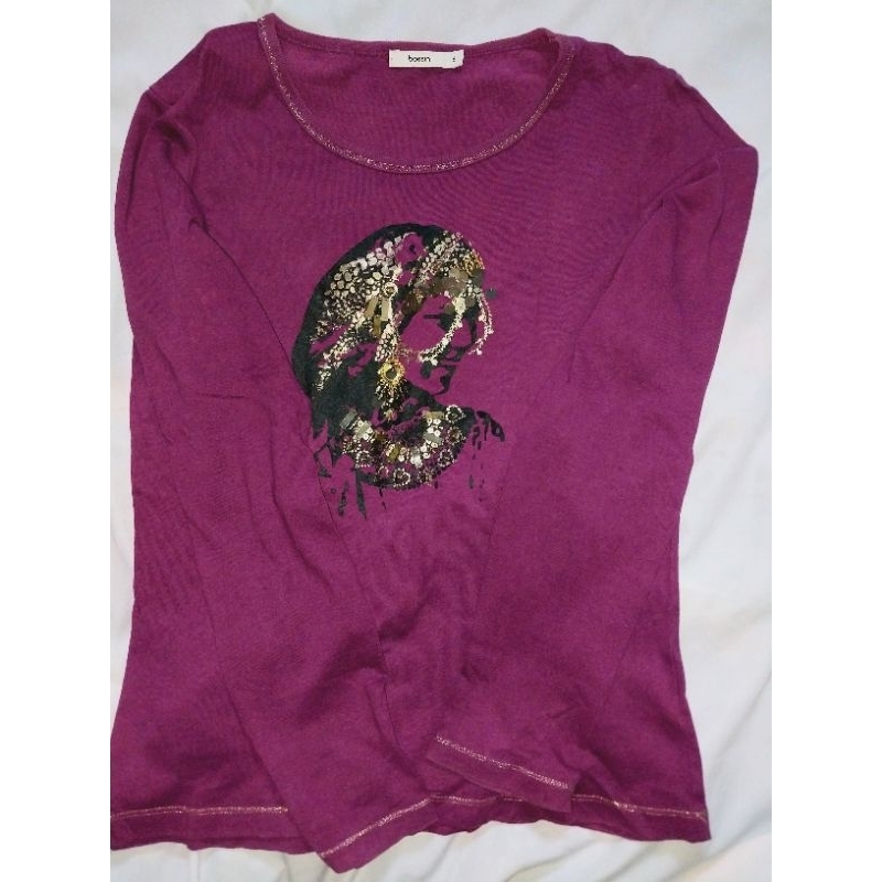 preloved kaos bossini wanita ukuran s