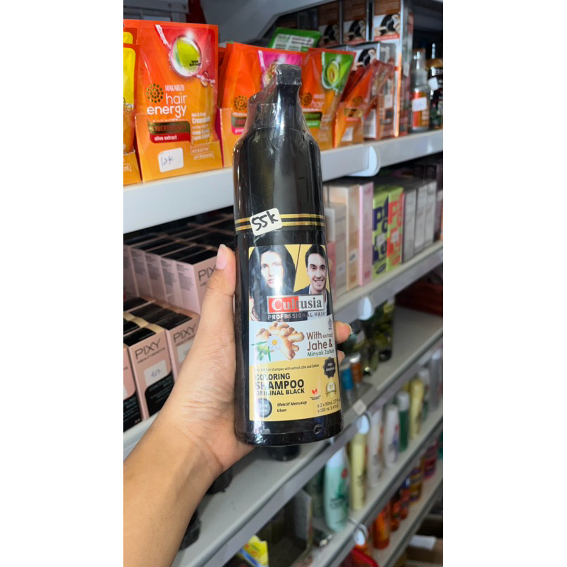 Cultusia Coloring Shampoo / shampoo hitam