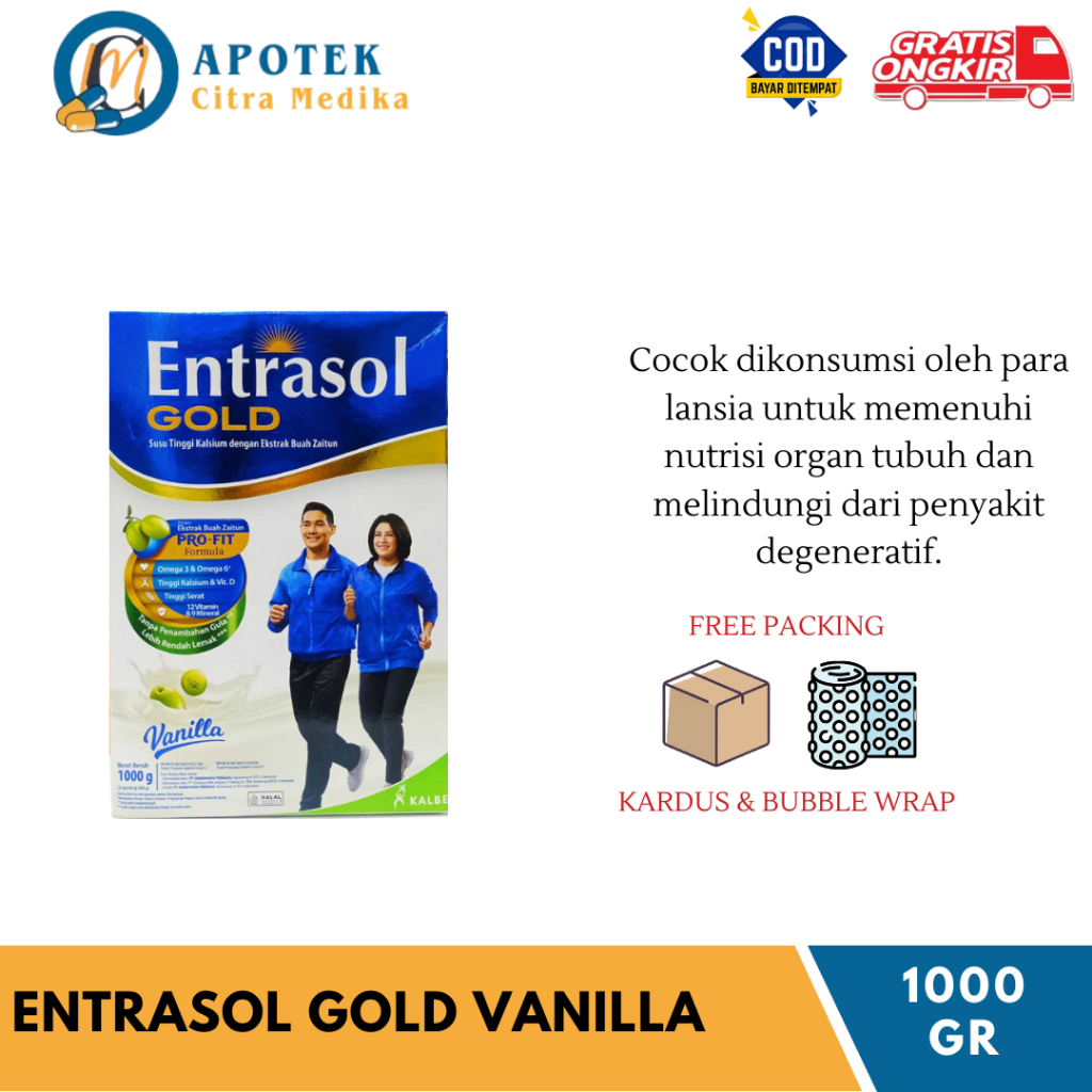 

Entrasol Gold Vanilla / - Memelihara Kepadatan Tulang Lansia