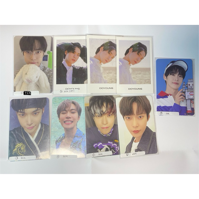 JNE ONLY photocard doyoung official doyoung boneka