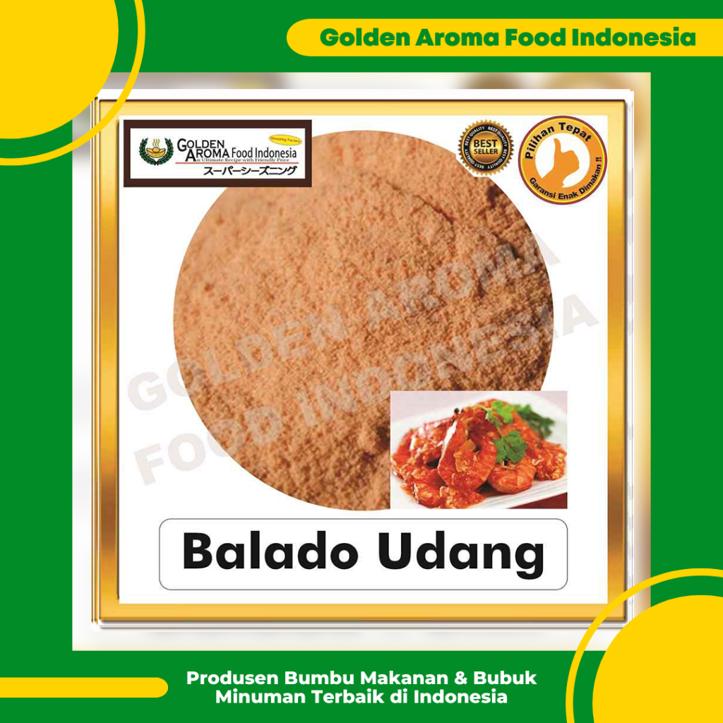 

Bumbu Tabur Rasa Balado Udang 1Kg Jual Bubuk Tabur Shrimp Balado Powder Murah Enak Aman Terbaik