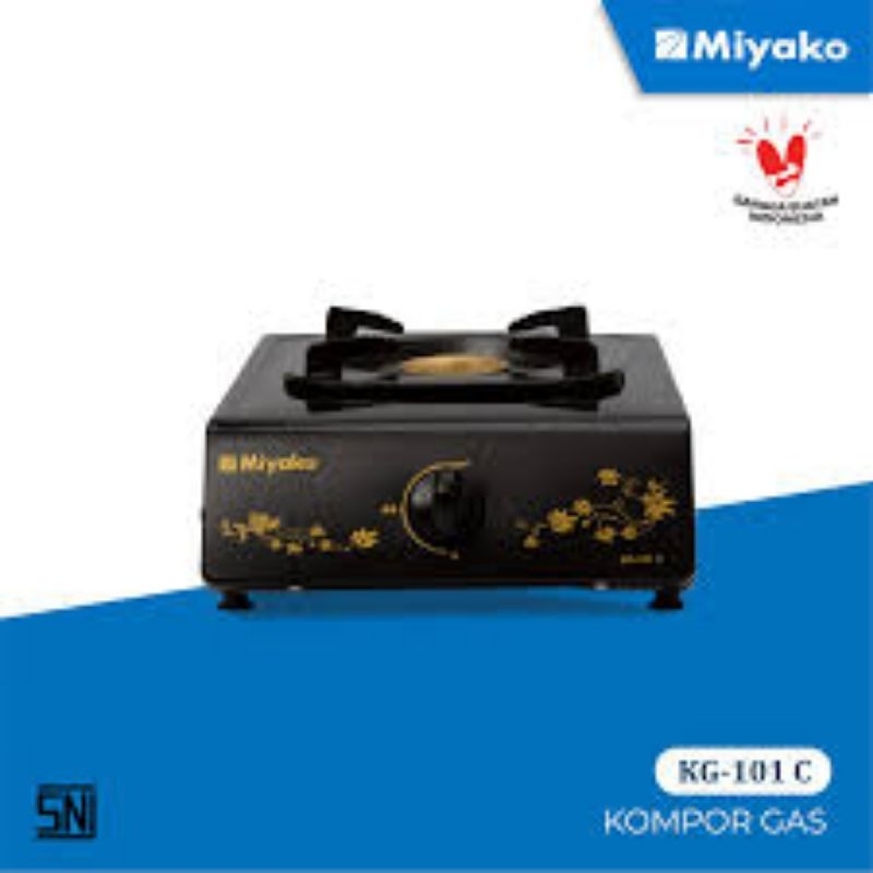 KOMPOR GAS MIYAKO KG 101 C / KOMPOR GAS MIYAKO 1 TUNGKU / MIYAKO KG 101C KOMPOR GAS 1 TUNGKU