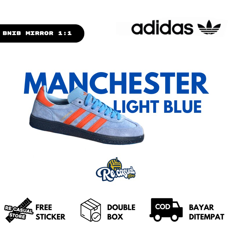 [ RECS ] ADDS GT MANCHESTER BLUE FREE STICKER DOUBLE BOX