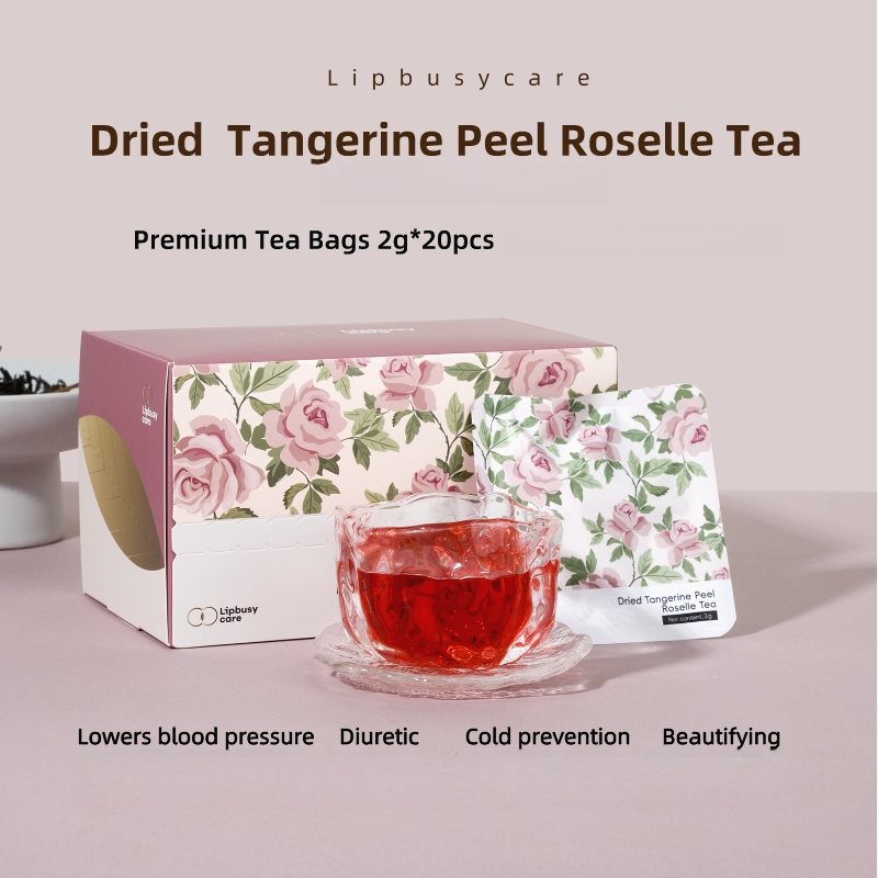 

【 Roselle】Teh roselle HIBISCUS & TANGERINE PEEL TEA【Kecantikan/Pelangsingan/Detoksifikasi/Organik/Lezat/Menurunkan Tekanan darah】Fitlogy Tea Drink 陈皮洛神花茶❣️Lipbusycare ❣️