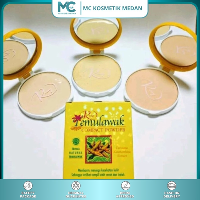 (BPOM ORIGINAL)-RENY temulawak Compact powder