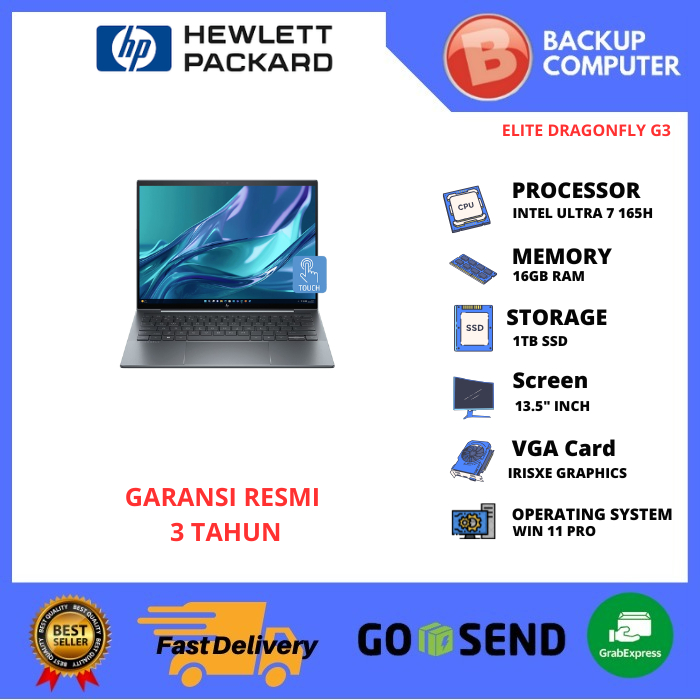 LAPTOP HP Elite Dragonfly G3 INTEL i7-1255U 16GB RAM
