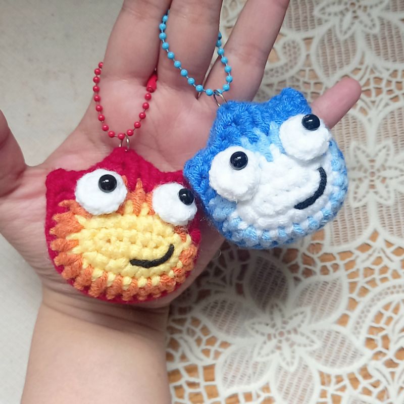 Calcifer Keychain/ Gantungan Kunci Calcifer