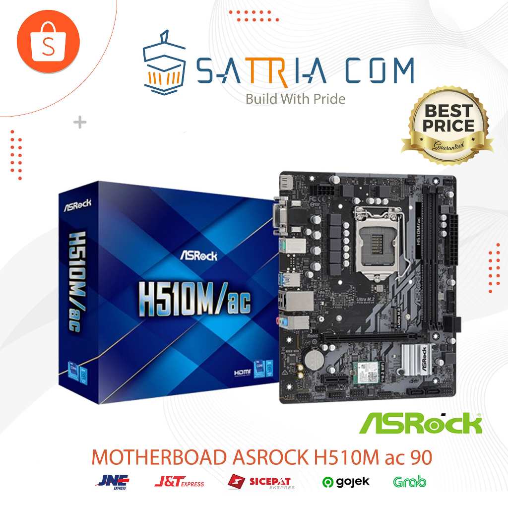 Motherboard ASROCK H510M/ac 90-MXBFU0-A0UAYZ