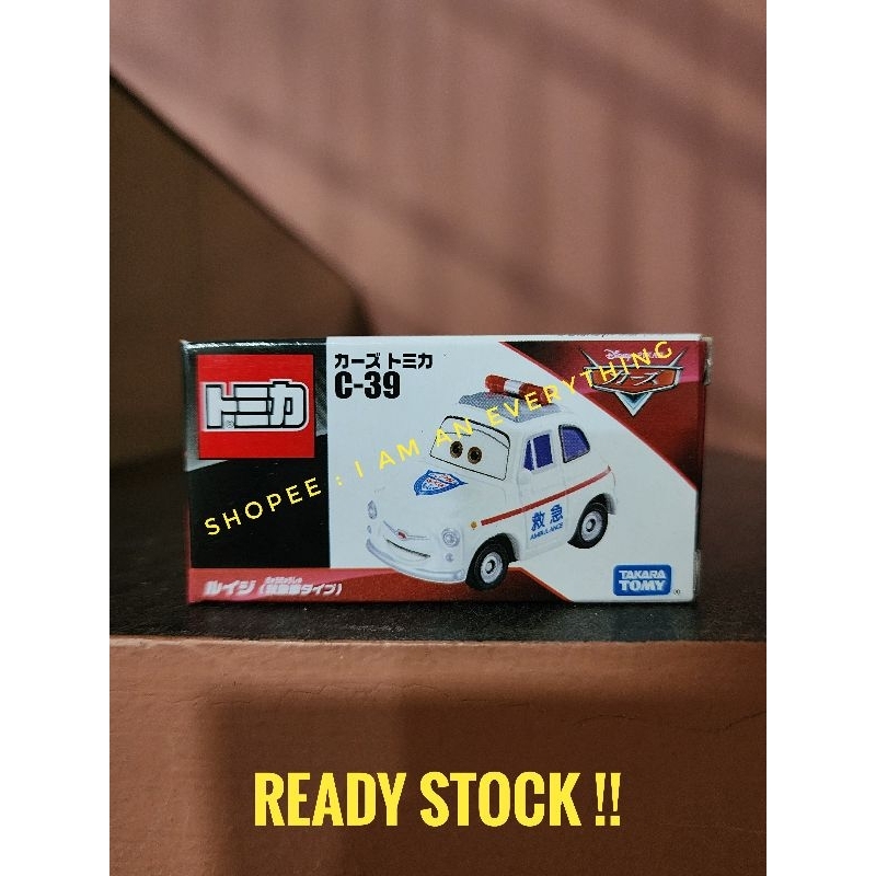 Tomica Disney Cars C-39 Luigi (Ambulance Type) Original
