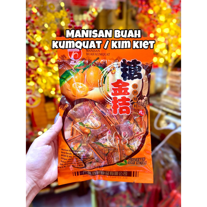 

MANISAN BUAH KUMQUAT / MANISAN BAI GUO SUGAR KIM KIET KIM KIAT CUMQUAT