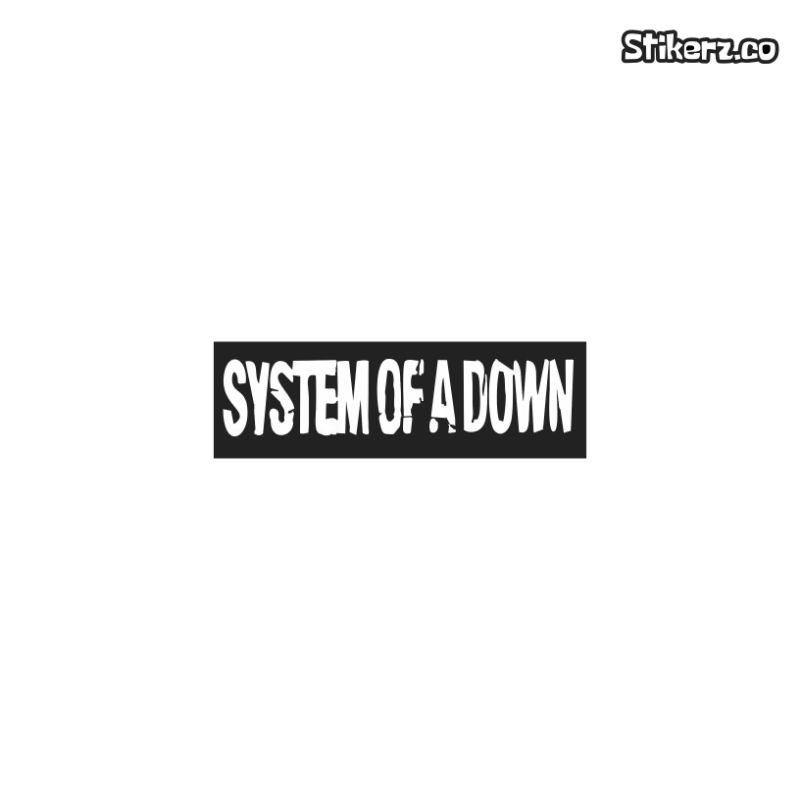 

STIKER BAND SYSTEMOFDOWN STIKER BRAND STIKER DISTRO LAPTOP HANDPHONE BOTOL MINUM HELM KOPER