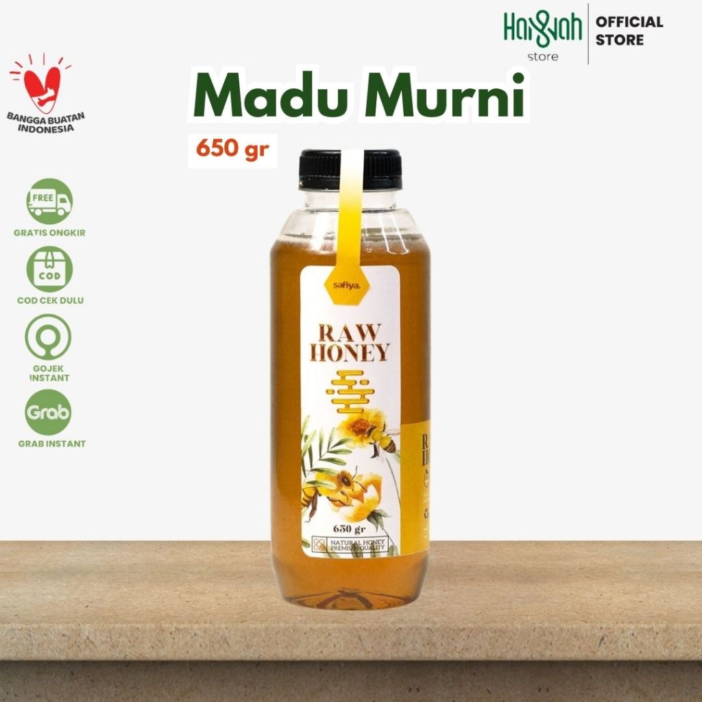 

Madu Murni Asli 650gr Safiya - Madu Murni Raw Honey Herbal Premium Original