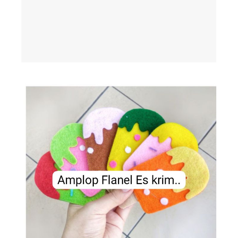 

Amplop flanel Es krim Bijian