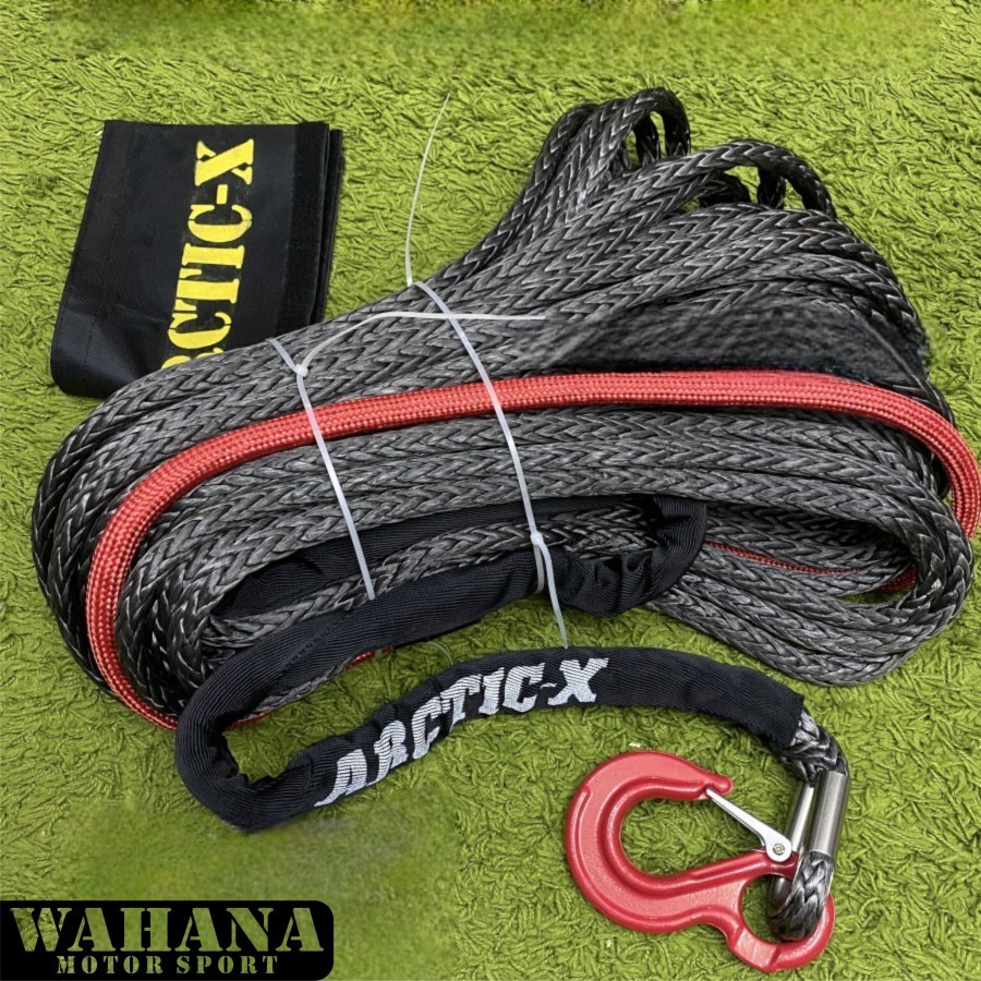 Synthetic Rope Tali Plasma Winch UHMWPE 14mm x 40m Kekuatan 15Ton