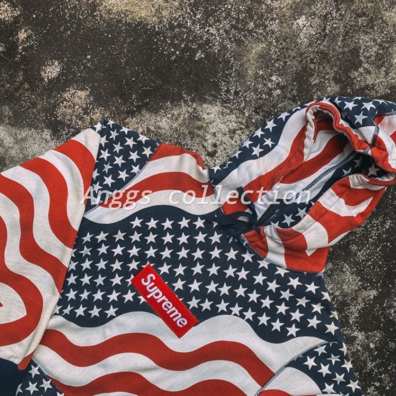SUPREME USA FLAG BOXLOGO ORIGINAL
