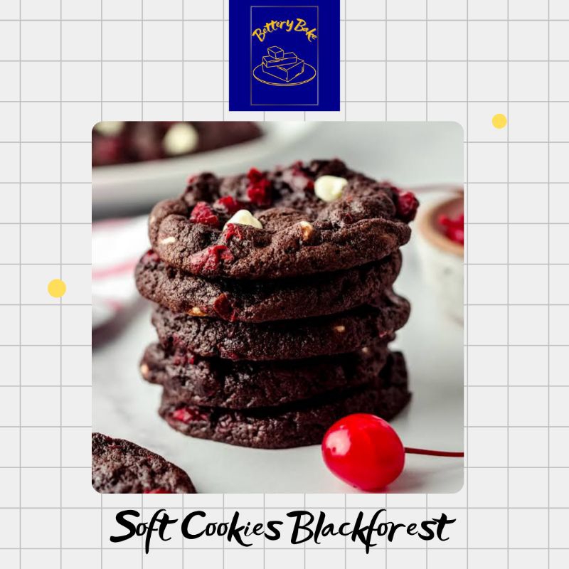 

Bettery Bake Soft Cookies Blackforest Gluten-free| Soft Baked Cookies| Blackforest cookies Gluten Free