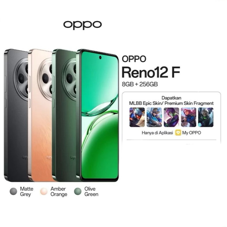 OPPO RENO 12F RAM 8/256 BARU