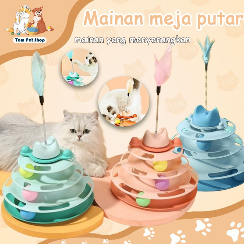 Mainan kucing Mainan bola kucing Mainan bola kucing interaktif Mainan Catnip Mainan bulu