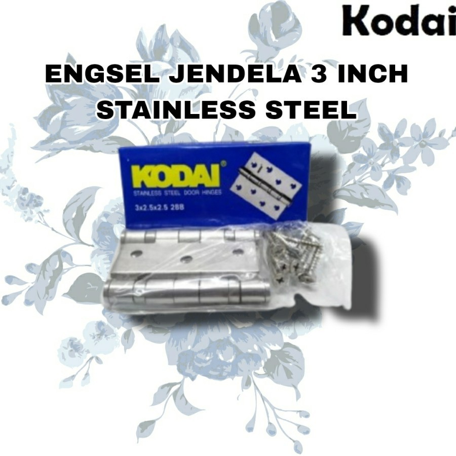 ENGSEL KODAI 3/"ENGSEL JENDELA 3"/ 3 INCH KODAI STAINLESS STEEL
