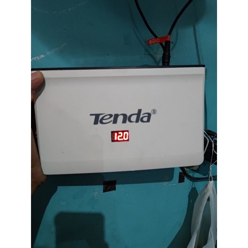 switch tenda s16 port 100mbps modif poe 12v - 35v bekas normal