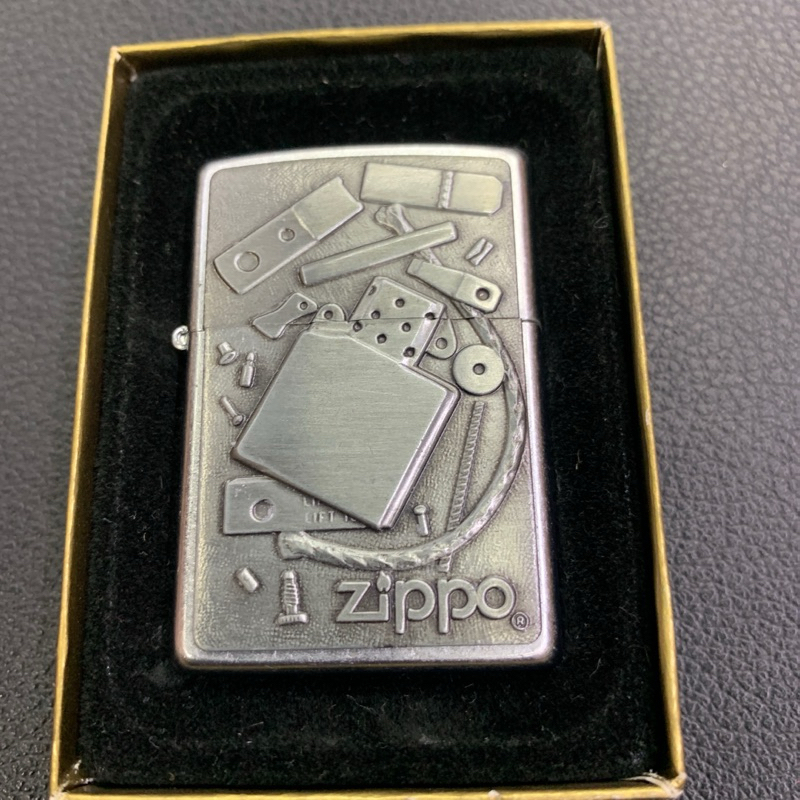 Zippo Original Emblem Insides-Pewter (2000) Original 100%