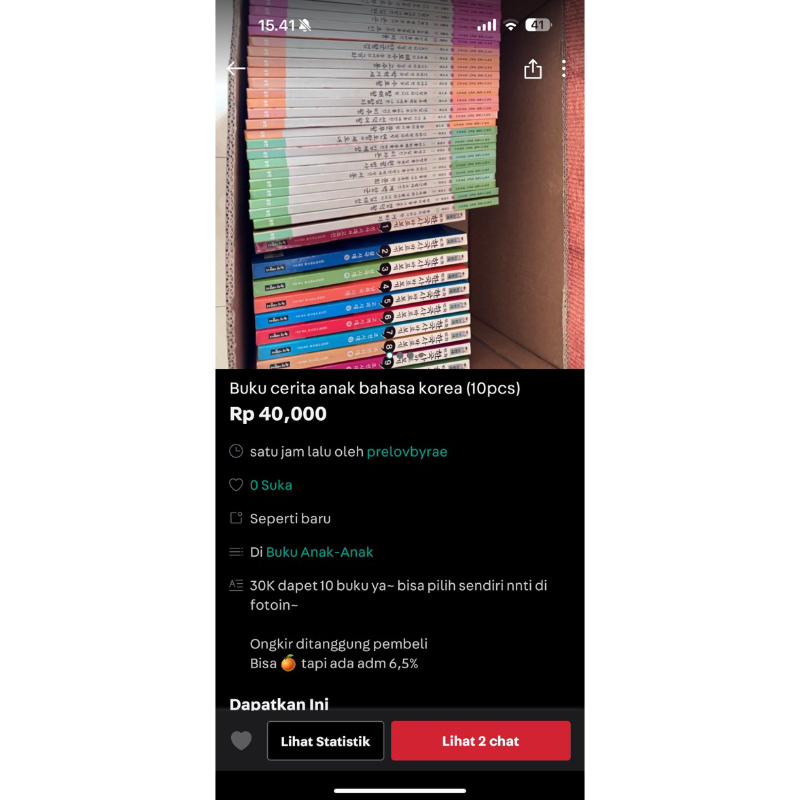 Buku Cerita Anak Bahasa Korea (10pcs)