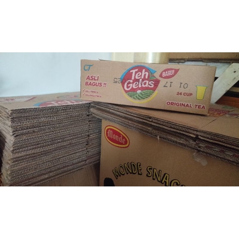 

DusBekasMinumanTehGelas Untuk Packing dll Uk 32x23x10