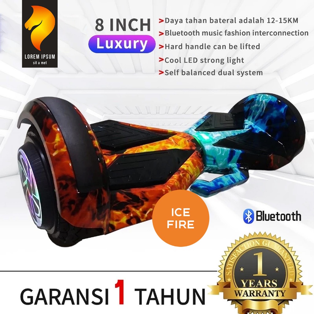 Promo Termurah Hoverboard 8 inch / Smart Balance 8 inch / Balancing Board 8 inch