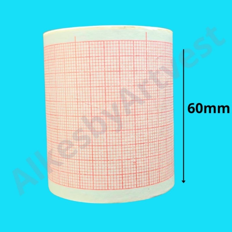 

Kertas ecg ekg 60mm X 30M