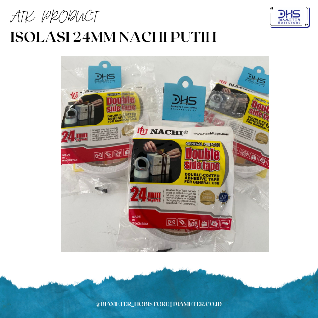

ISOLASI 24MM NACHI PUTIH