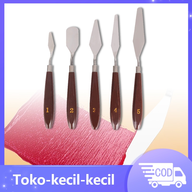 

5pcs Spatula Lukis Palette Knife Spatula Lukis
