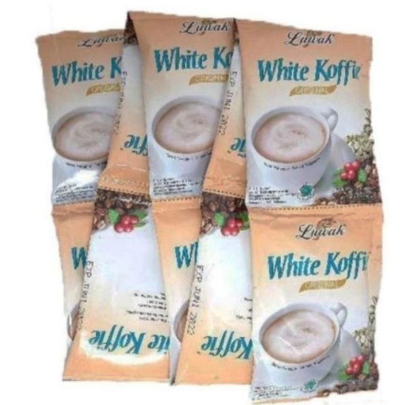 

Kopi luwak white 20 gr 1 renteng isi 10 pcs/kopi luwak white