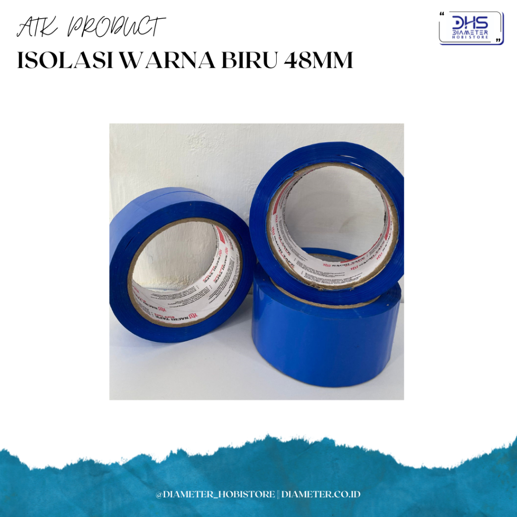 

ISOLASI WARNA BIRU 48MM
