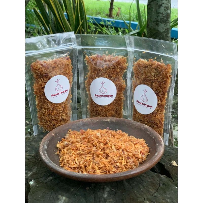 

Bawang goreng/Bawang tabur Asli murni pure 100% bawang merah goreng, Bahan Masakan instan