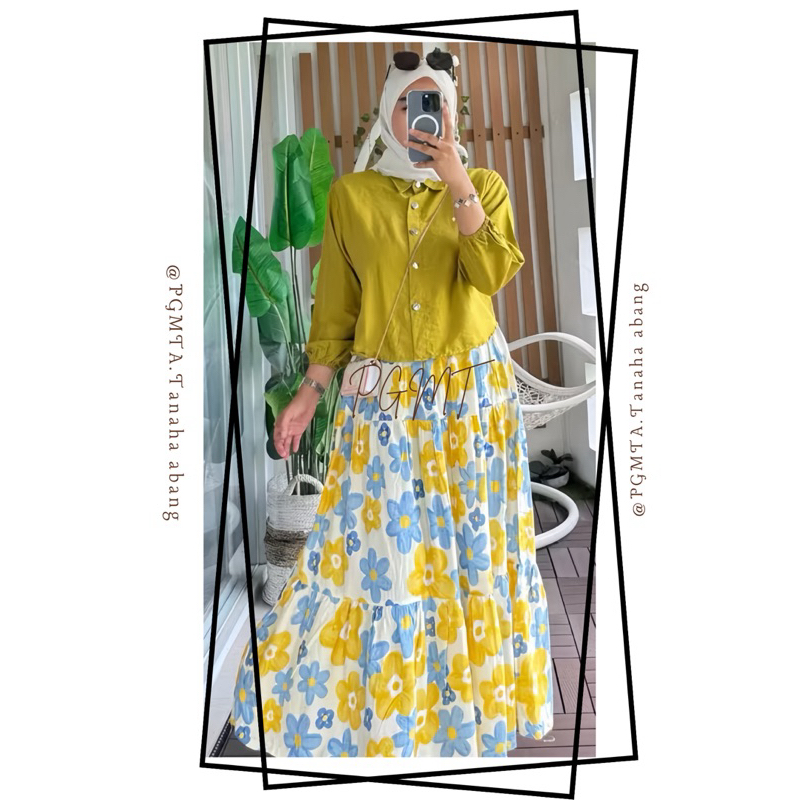 PGMTA SET ROK | SETELAN ROK LUXURY TERBARU | SETELAN ROK VIRAL 2025
