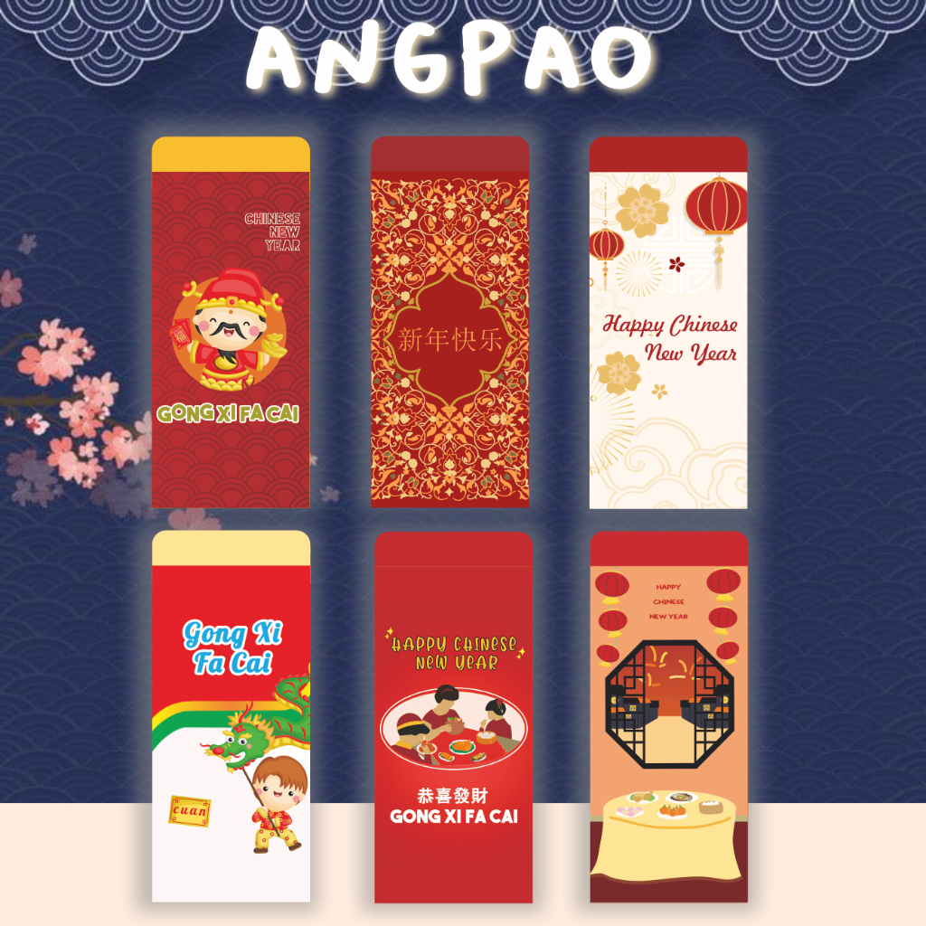 

Amplop Imlek/Angpao Imlek Minimalis Unik Lucu Tebal (Isi 10 Amplop)